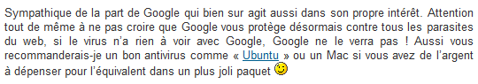 troll google antivirus