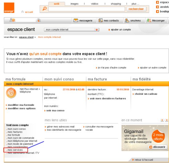 Portail Orange.fr